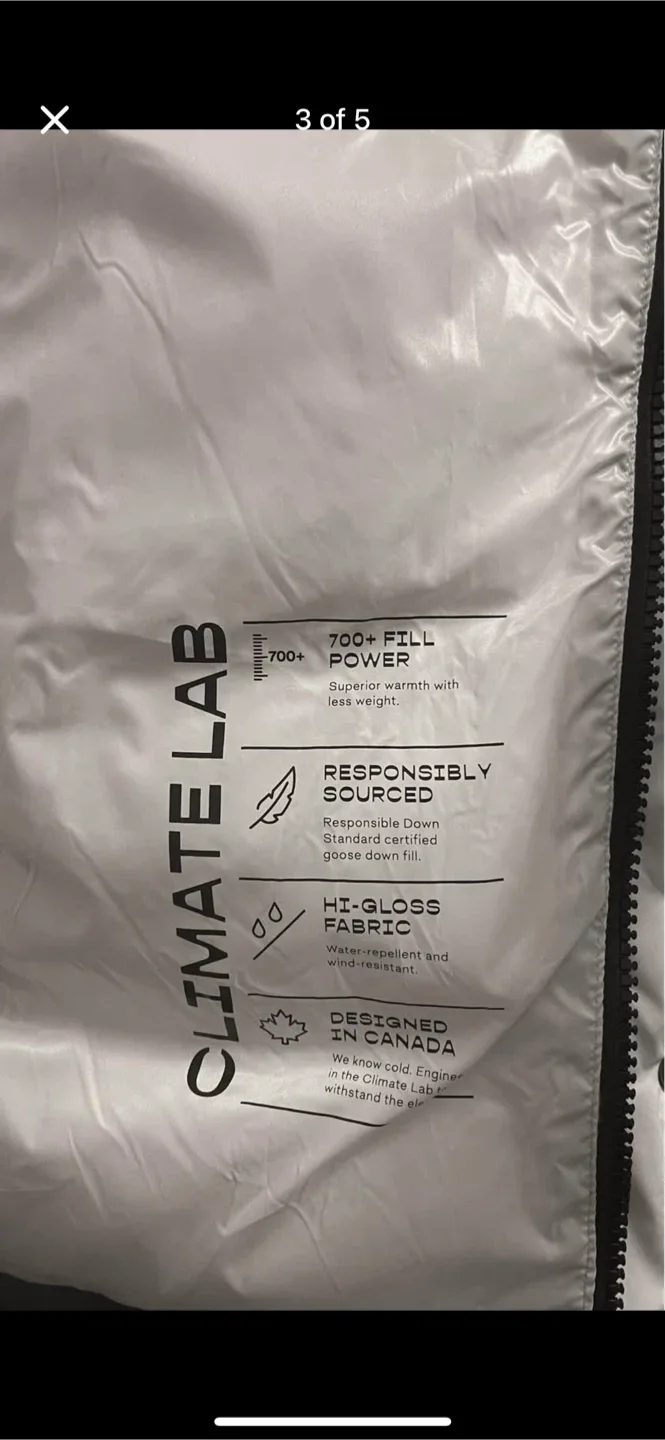 Aritzia Super Puff Mid-Length Down Jacket - Hi-Gloss White image indicator(3)