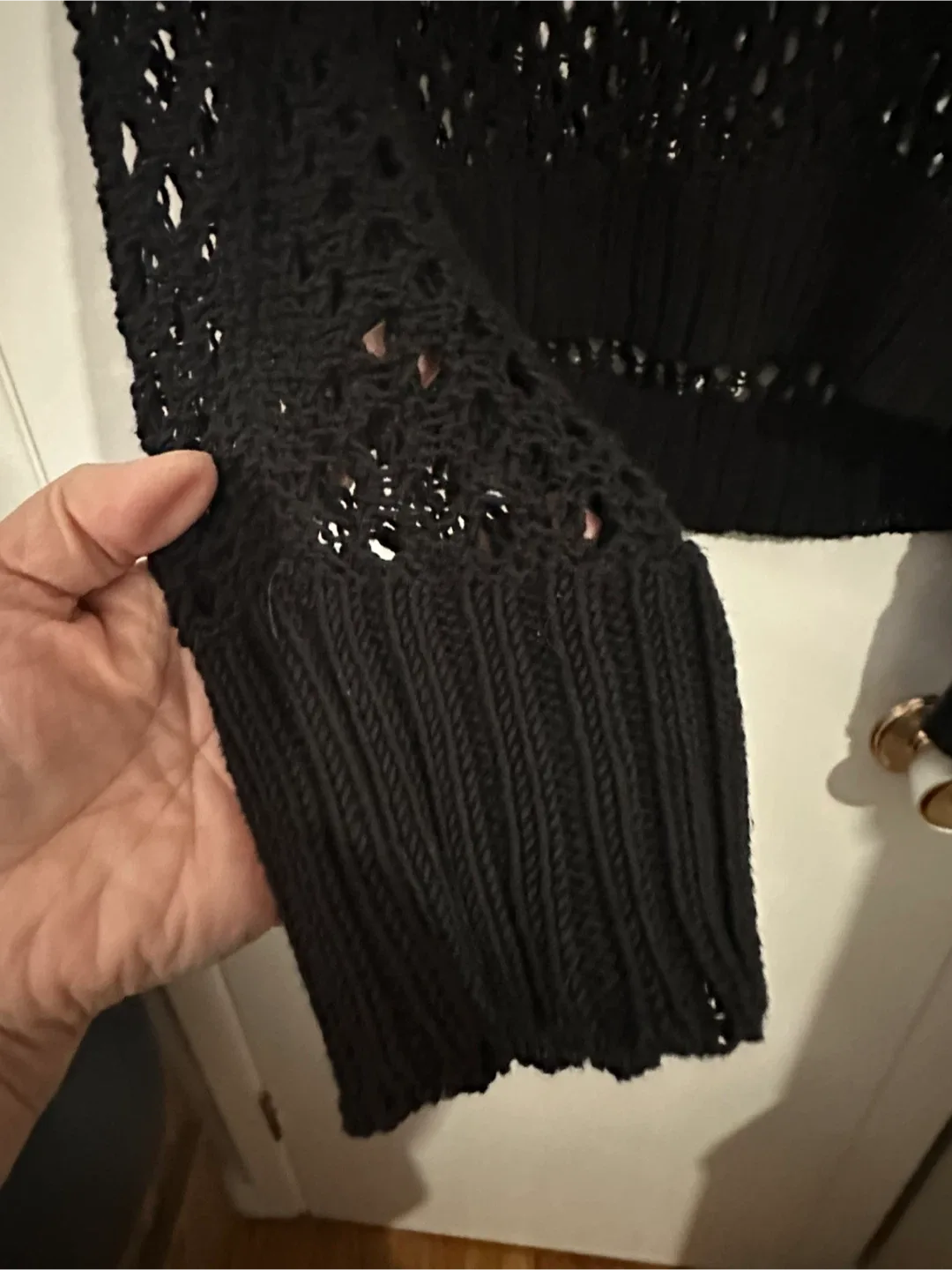 Bluenotes Black Knit Sweater/Suzy Shier Tank Top image indicator(3)