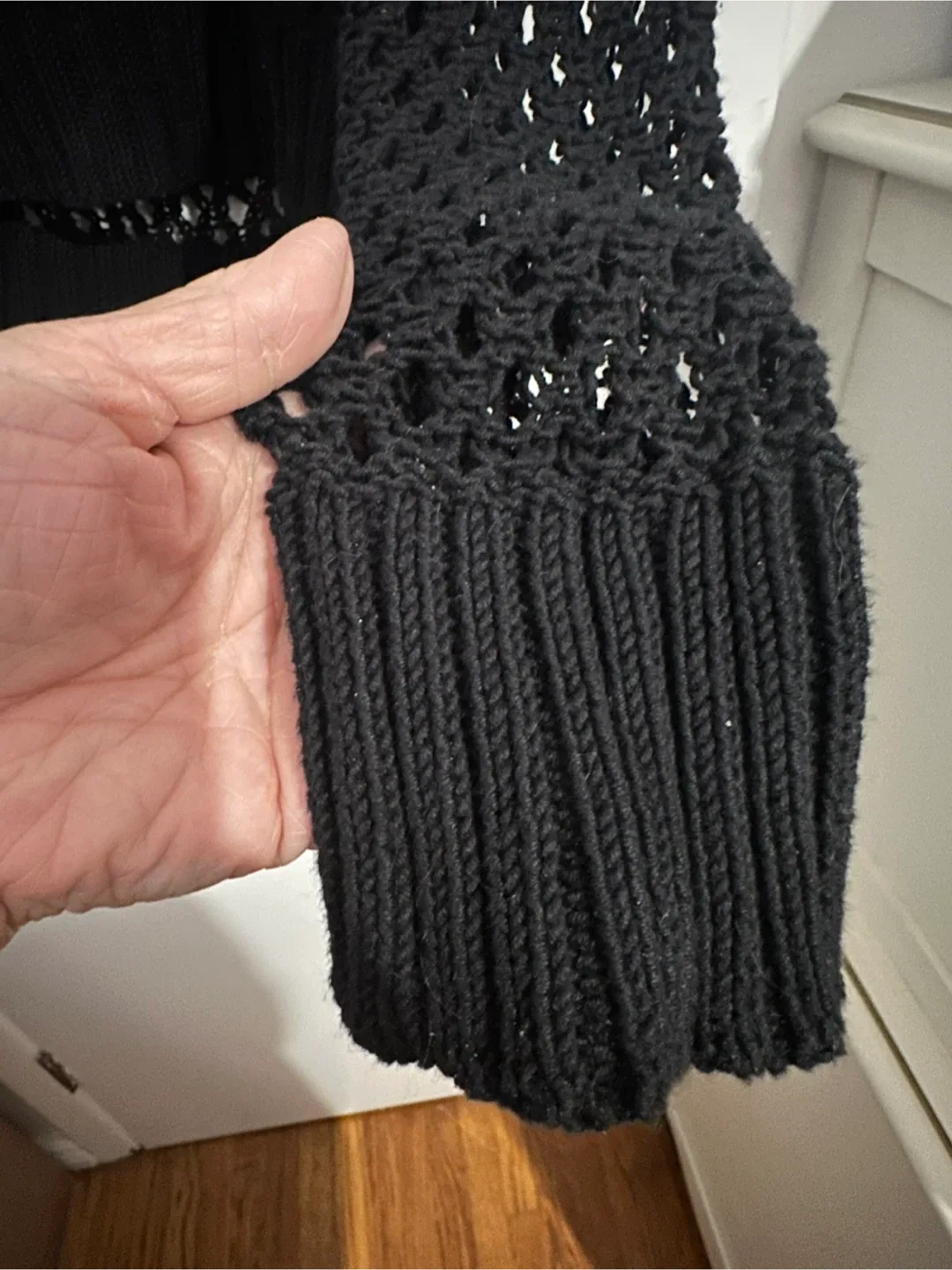 Bluenotes Black Knit Sweater/Suzy Shier Tank Top image indicator(2)