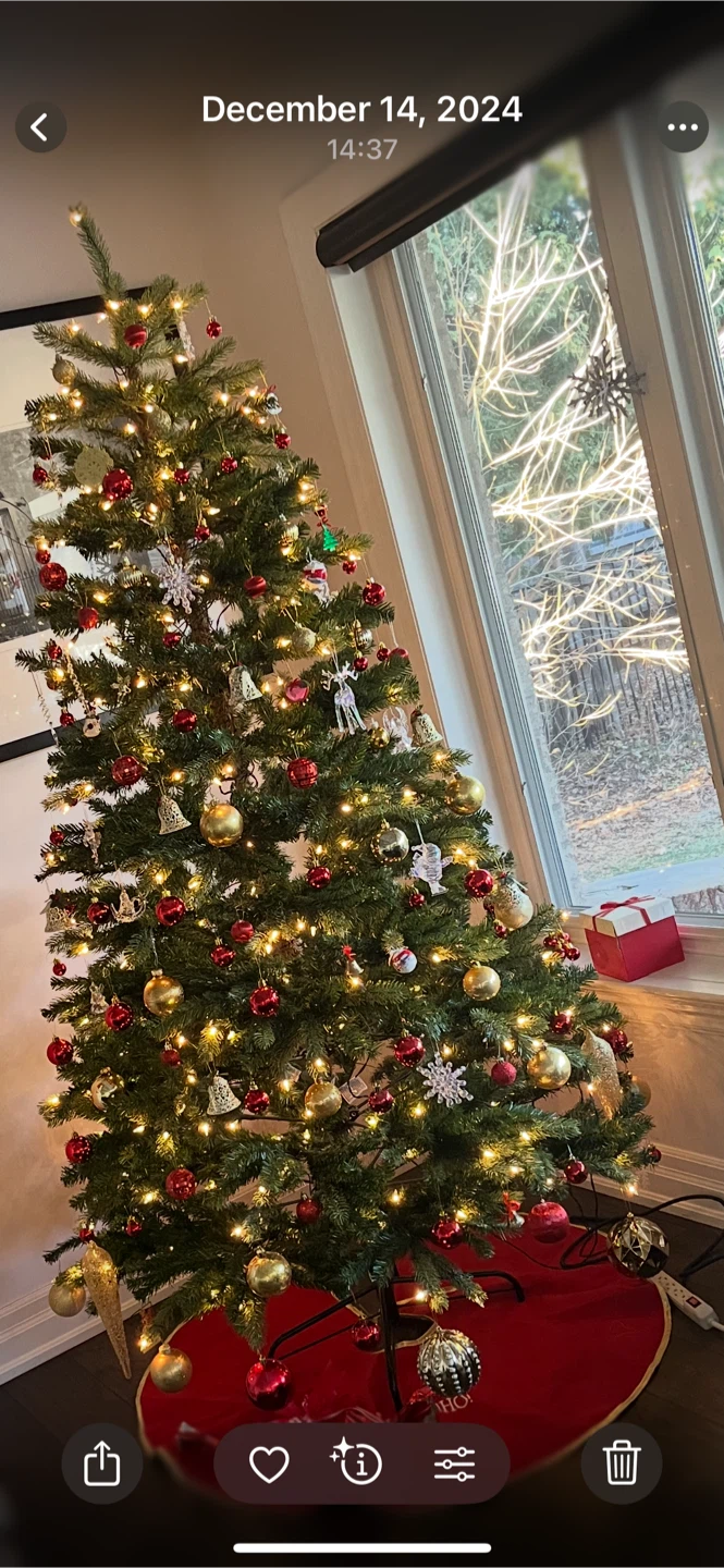 NOMA 7' Durand Pre-lit Tree with Ornaments