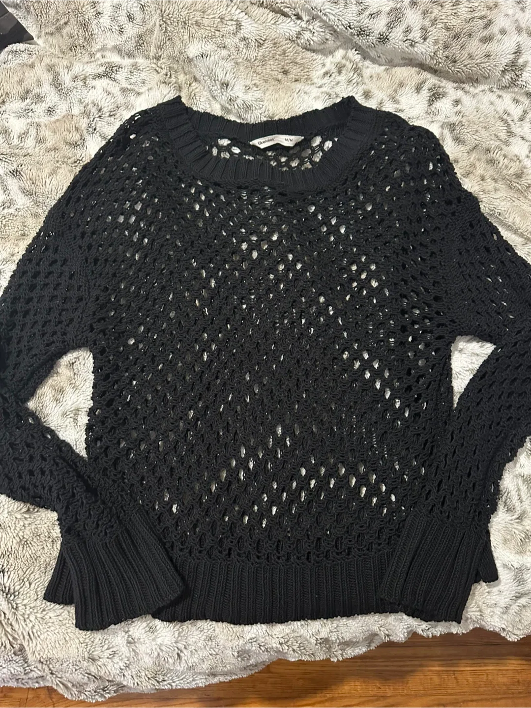 Bluenotes Black Knit Sweater/Suzy Shier Tank Top image indicator(7)