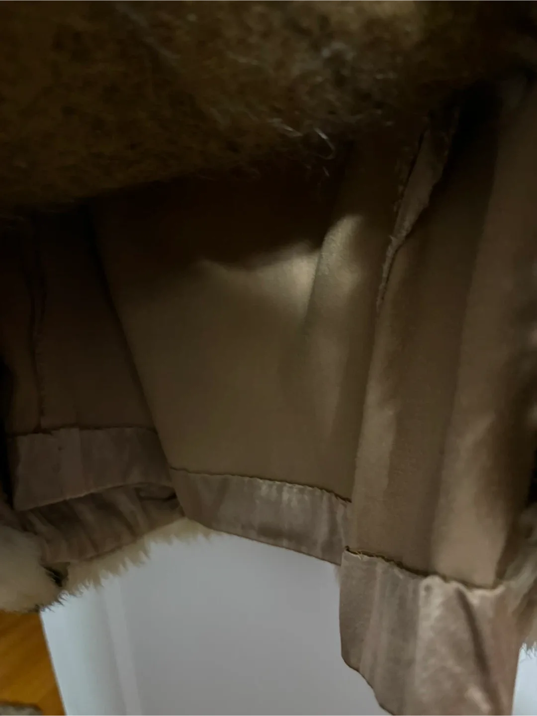 Vintage Tissavel of France Hooded Faux Fur Coat image indicator(5)