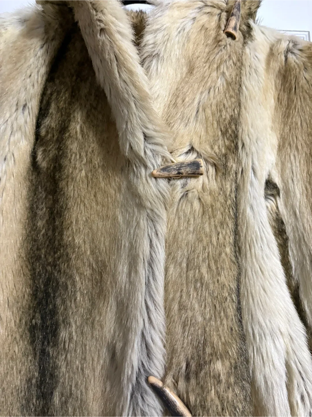 Vintage Tissavel of France Hooded Faux Fur Coat image indicator(2)