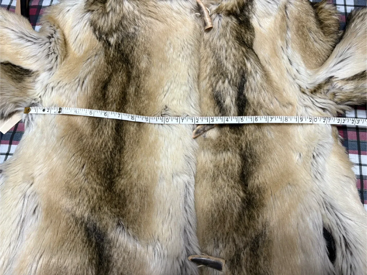 Vintage Tissavel of France Hooded Faux Fur Coat image indicator(9)