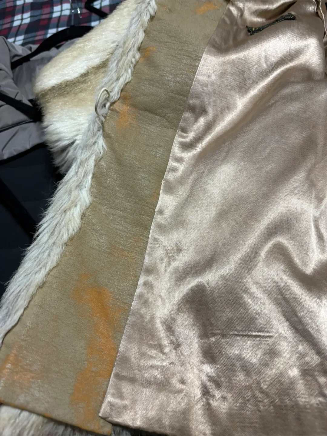 Vintage Tissavel of France Hooded Faux Fur Coat image indicator(8)