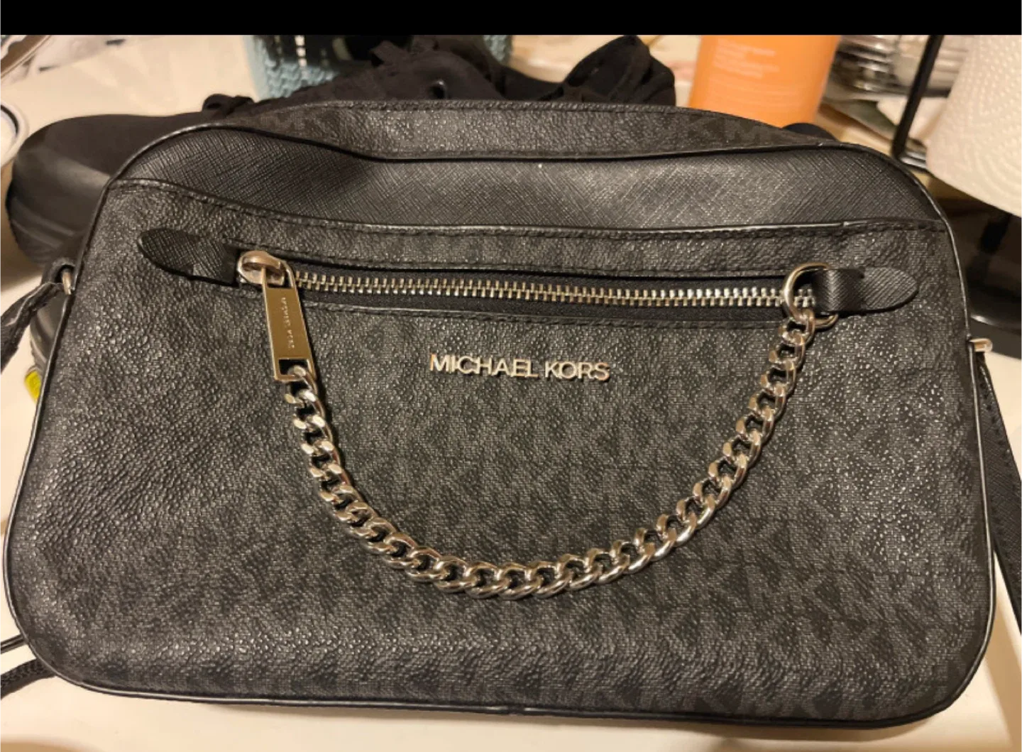 Michael Kors Black Crossbody Bag thumbnail