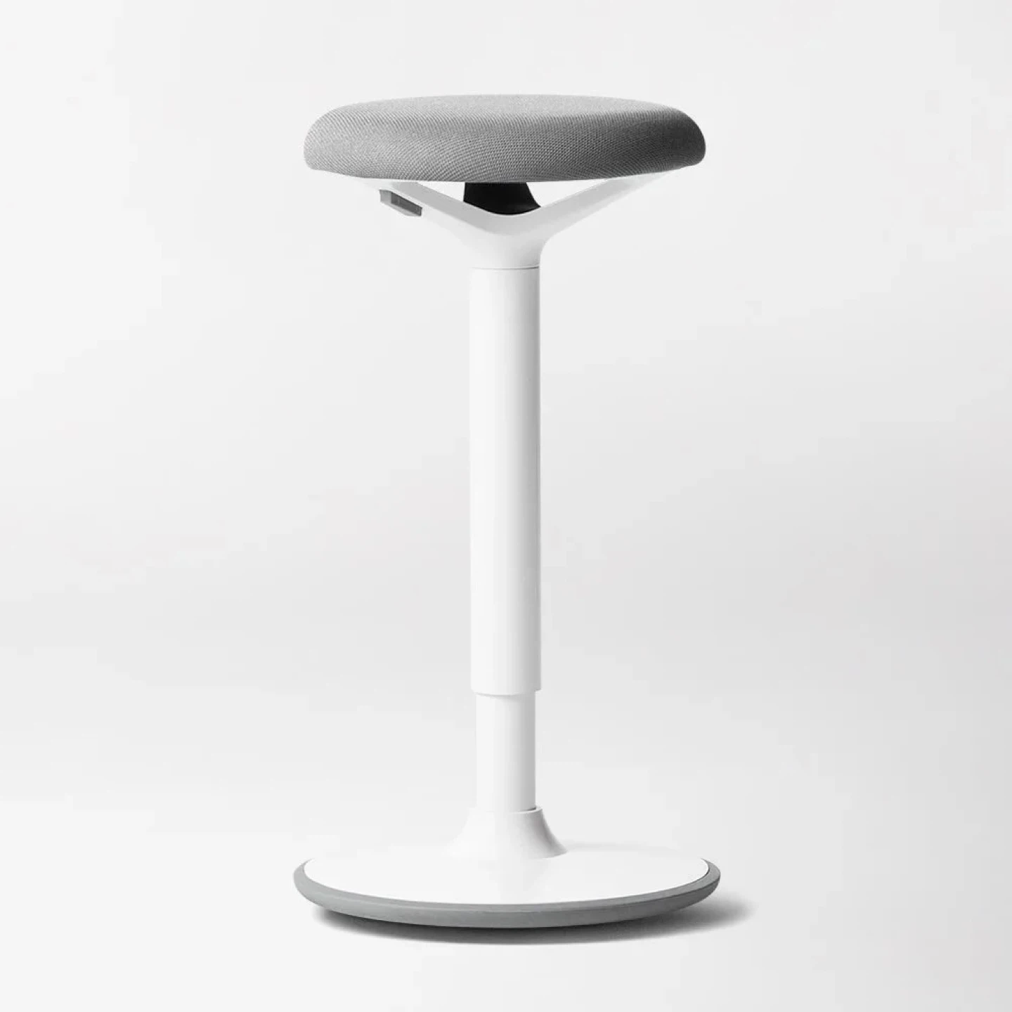 Adjustable Sit/Stand Stool/Seat - Grey & White