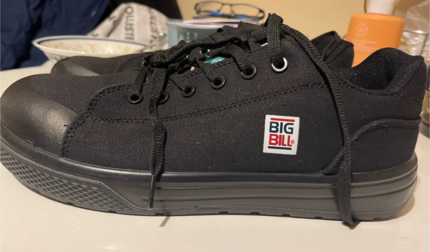 Big Bill Black Safety Shoes image indicator(2)