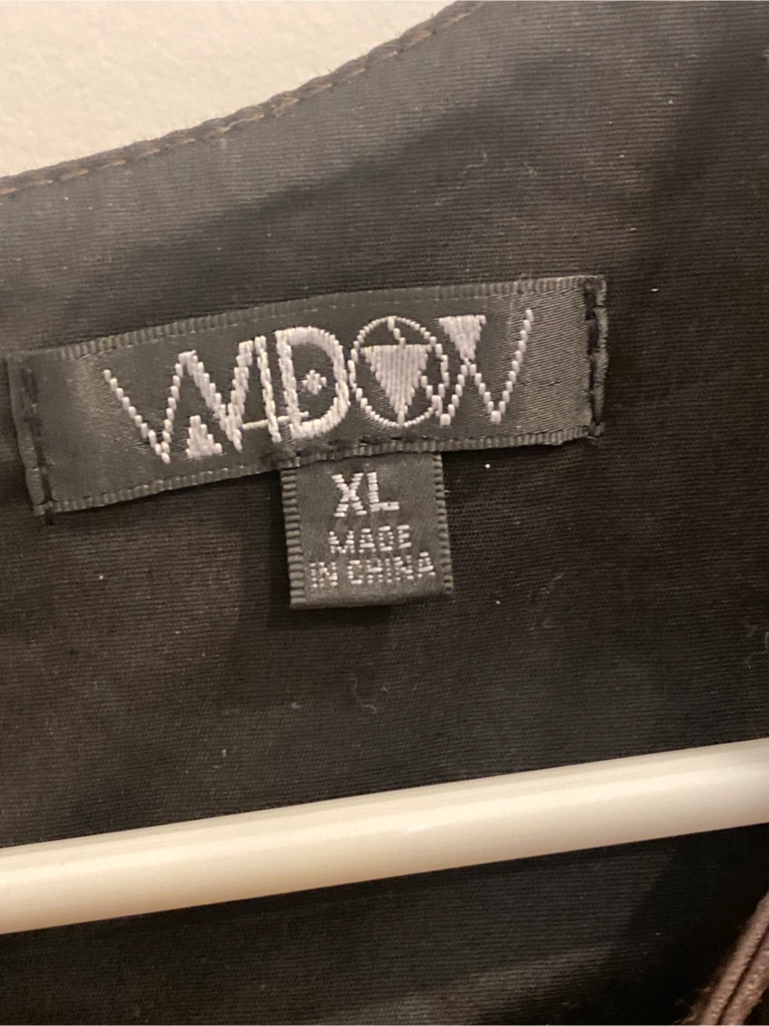 Widow XL Brown Leather Lace-Up Vest - photo 3