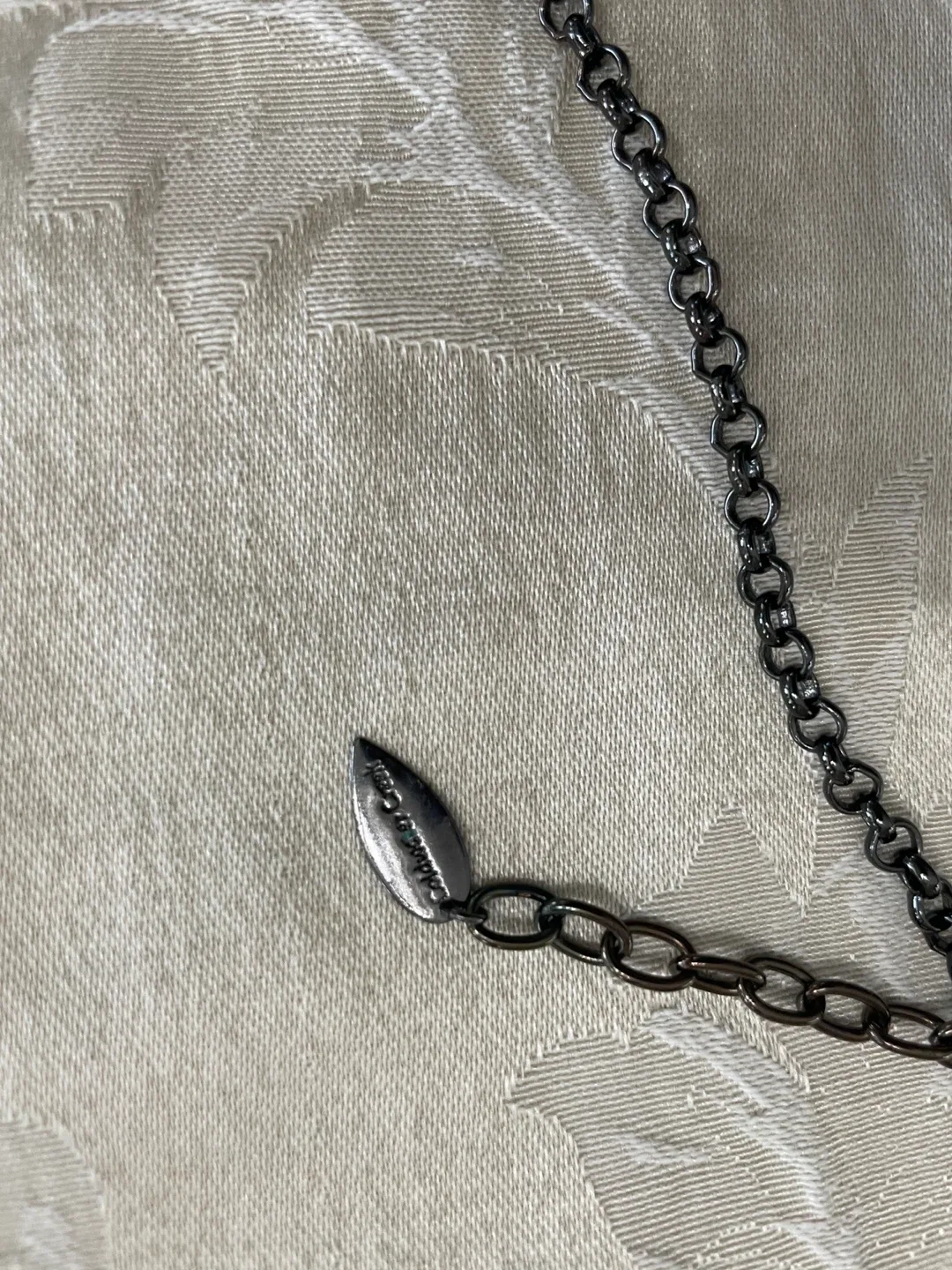 Coldwater Creek Clear Stone Statement Necklace image indicator(5)