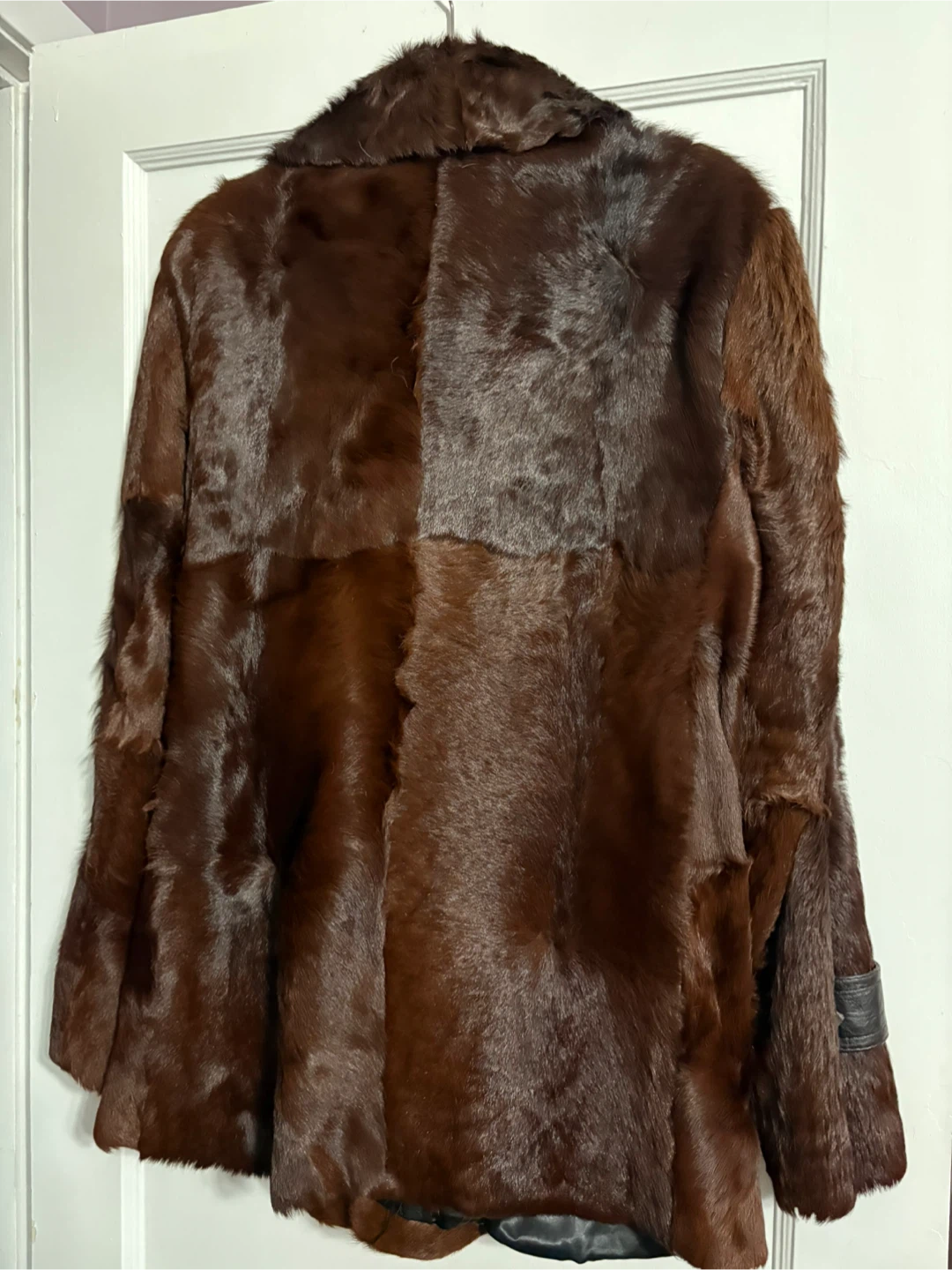 Vintage Roger Roche Paris Brown Goat Skin Jacket - photo 2