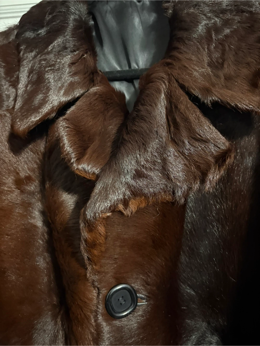Vintage Roger Roche Paris Brown Goat Skin Jacket - photo 4