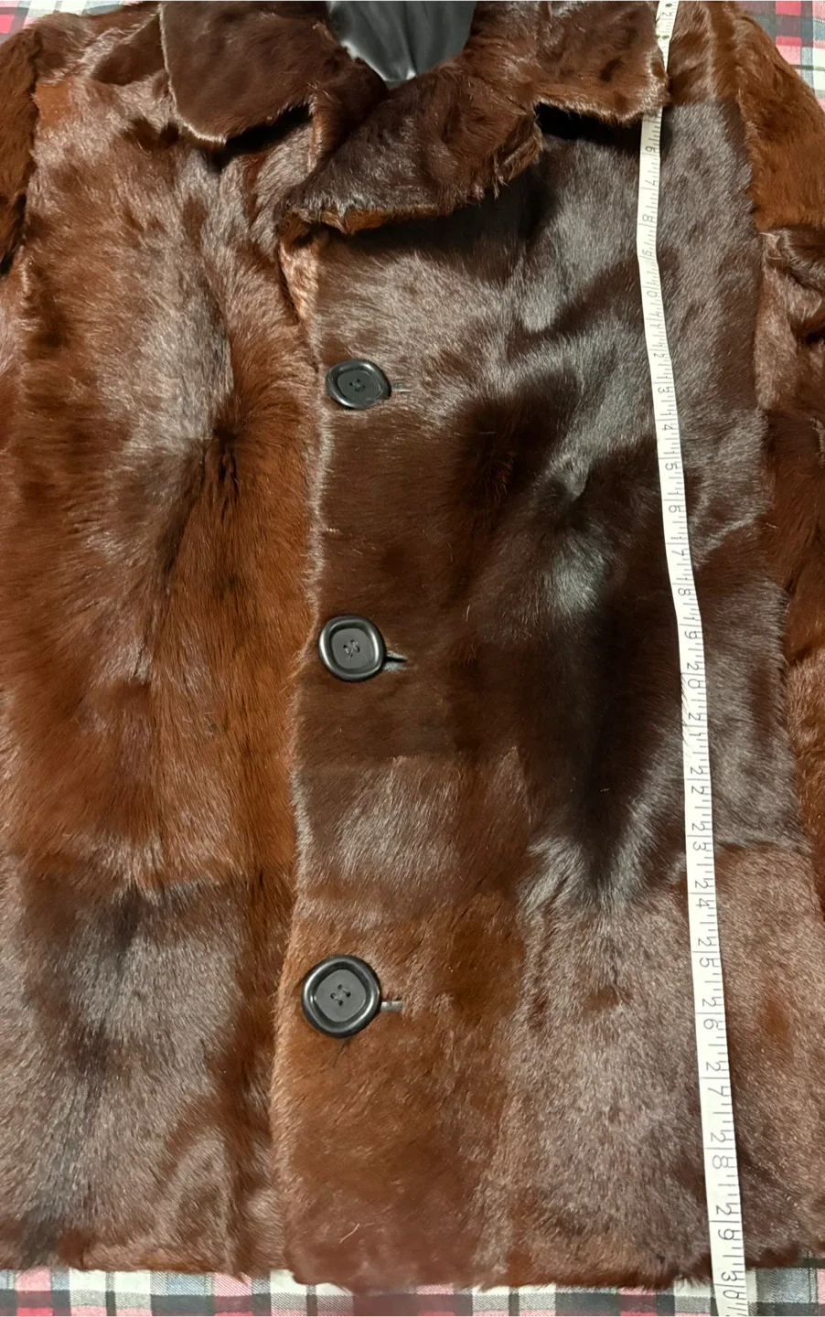 Vintage Roger Roche Paris Brown Goat Skin Jacket image indicator(9)