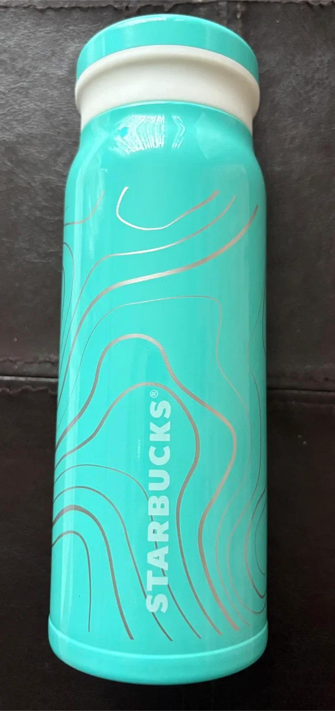 Starbucks Tiffany Blue Stainless Steel Water Bottle - 16.5 fl oz image indicator(2)