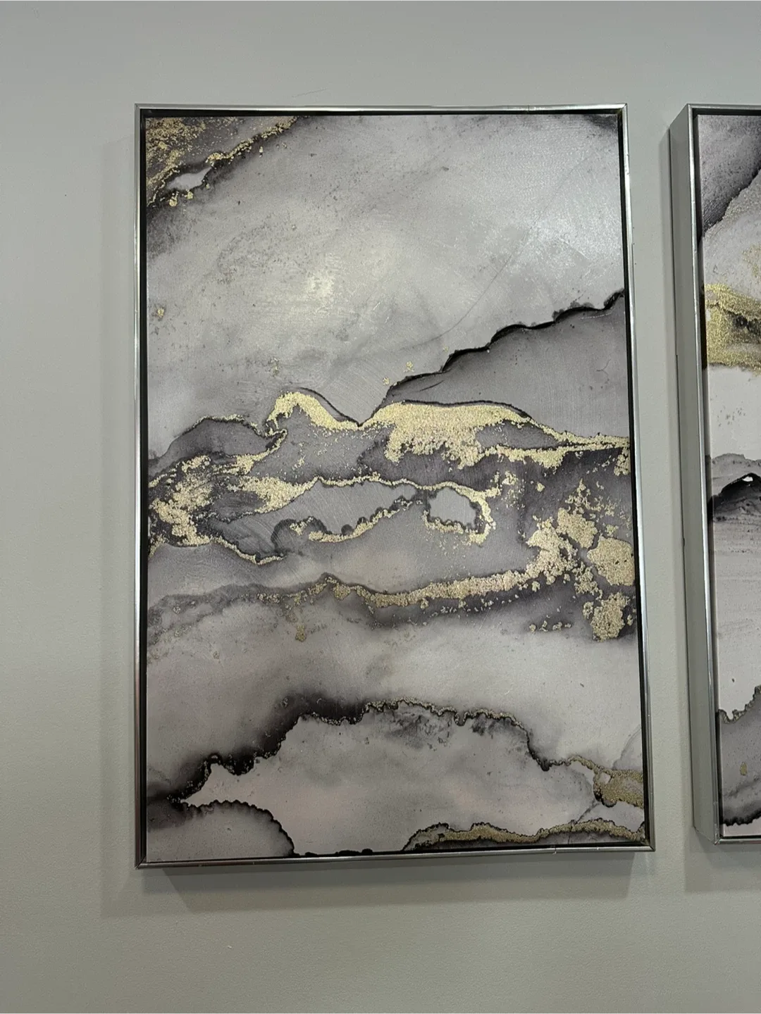 Set of 2 Framed Abstract Wall Art image indicator(3)