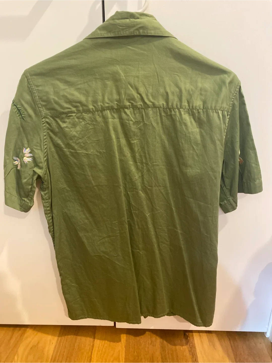Perte D'ego Green Embroidered Shirt - XS image indicator(3)