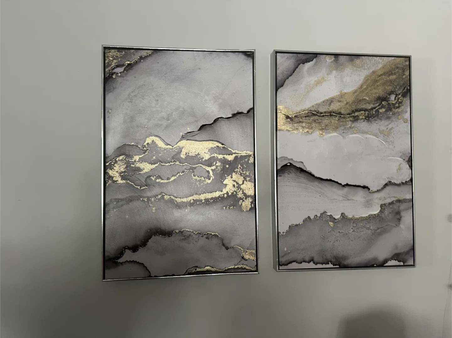 Set of 2 Framed Abstract Wall Art image indicator(5)