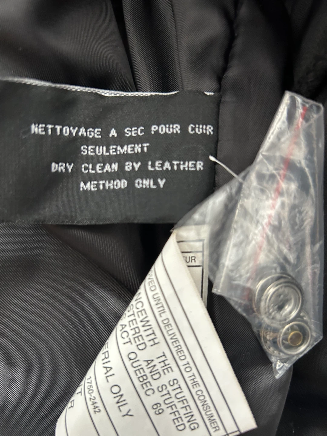 Sequence Black Leather Coat - Size 20W - photo 4