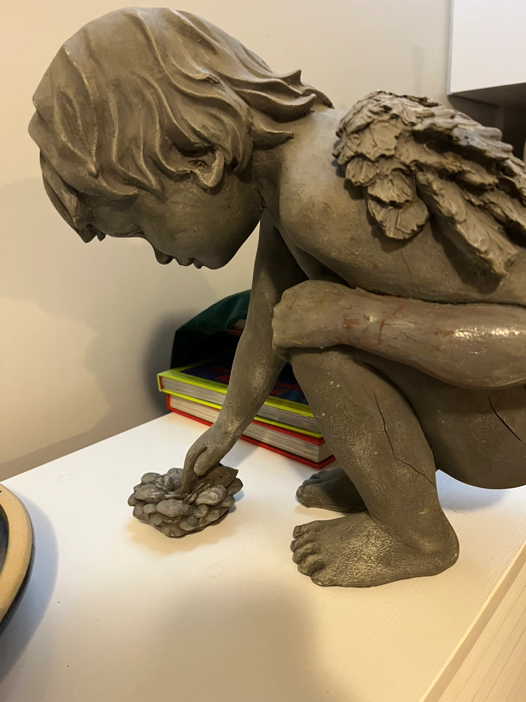Angel Statue Figurine with Wings - photo 2
