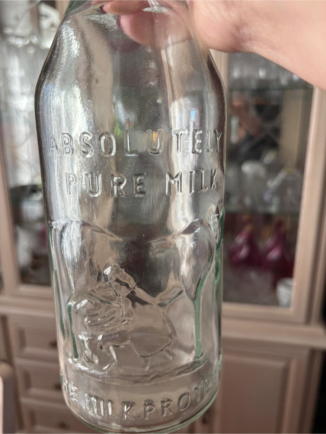 Vintage Glass Bottles - Orange Juice & Milk - photo 2