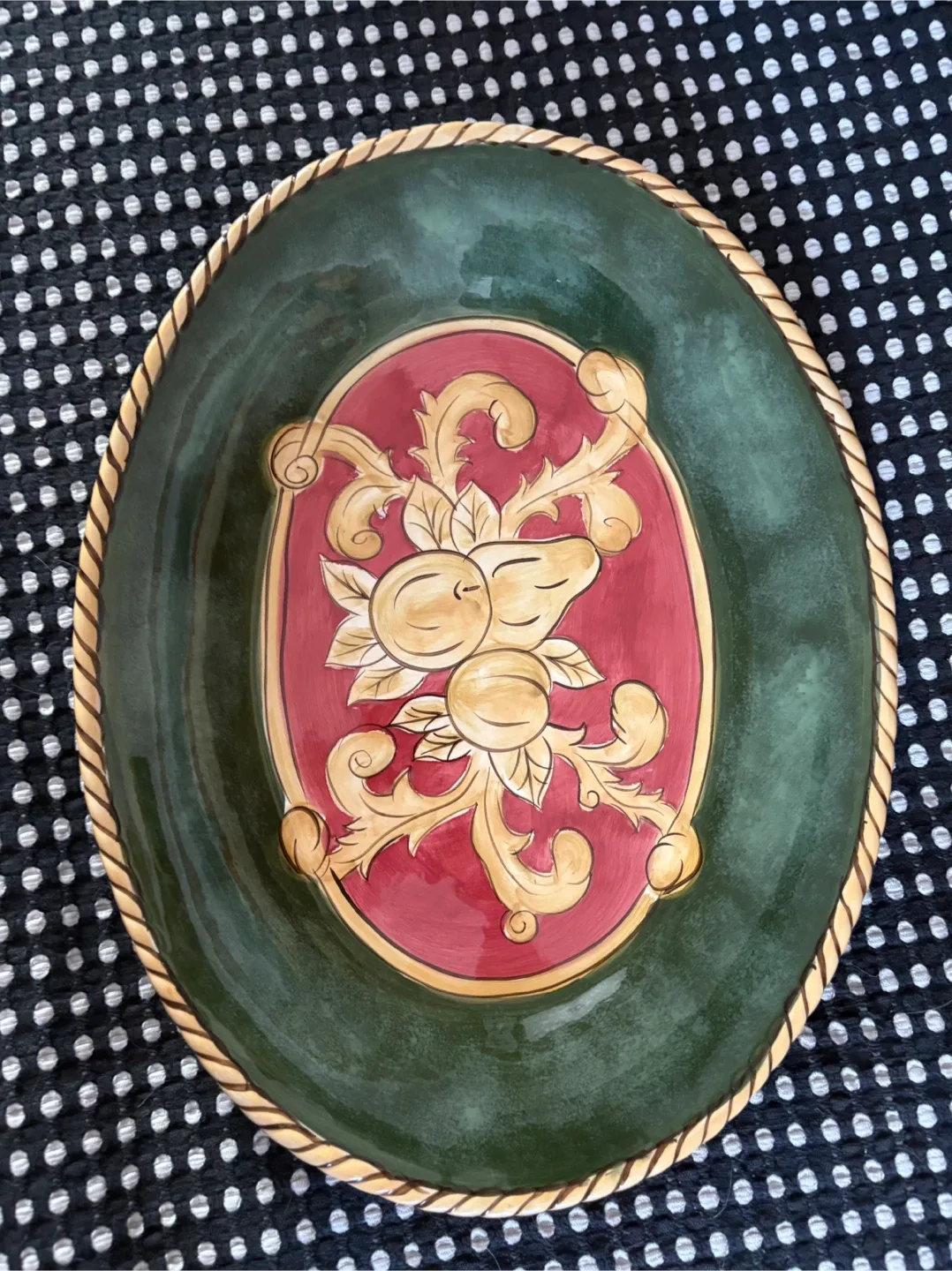 Vintage American Atelier Pitcher & Platter Set image indicator(4)