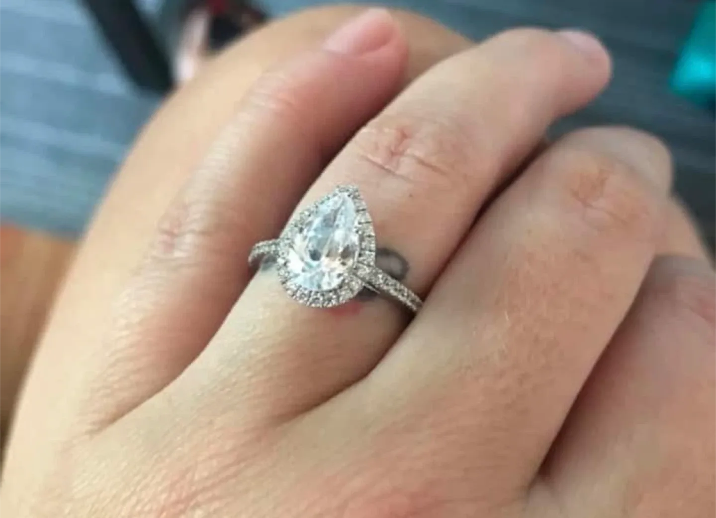 Artisan Man Made Stone Ring thumbnail