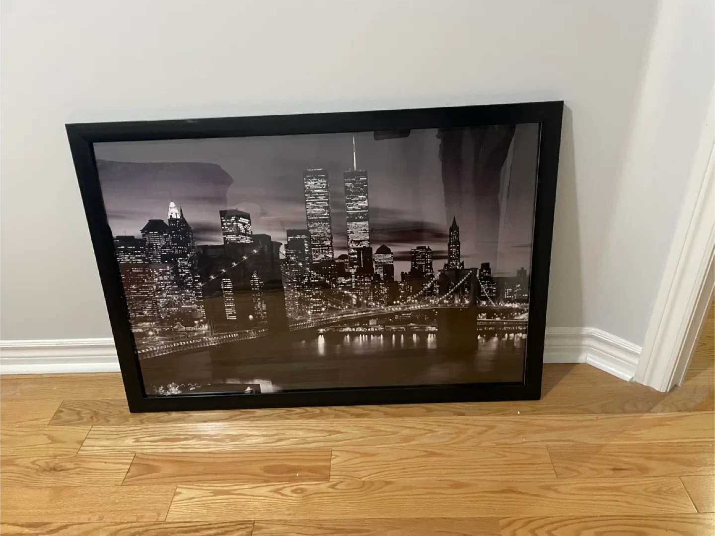 Framed NYC Skyline Art thumbnail