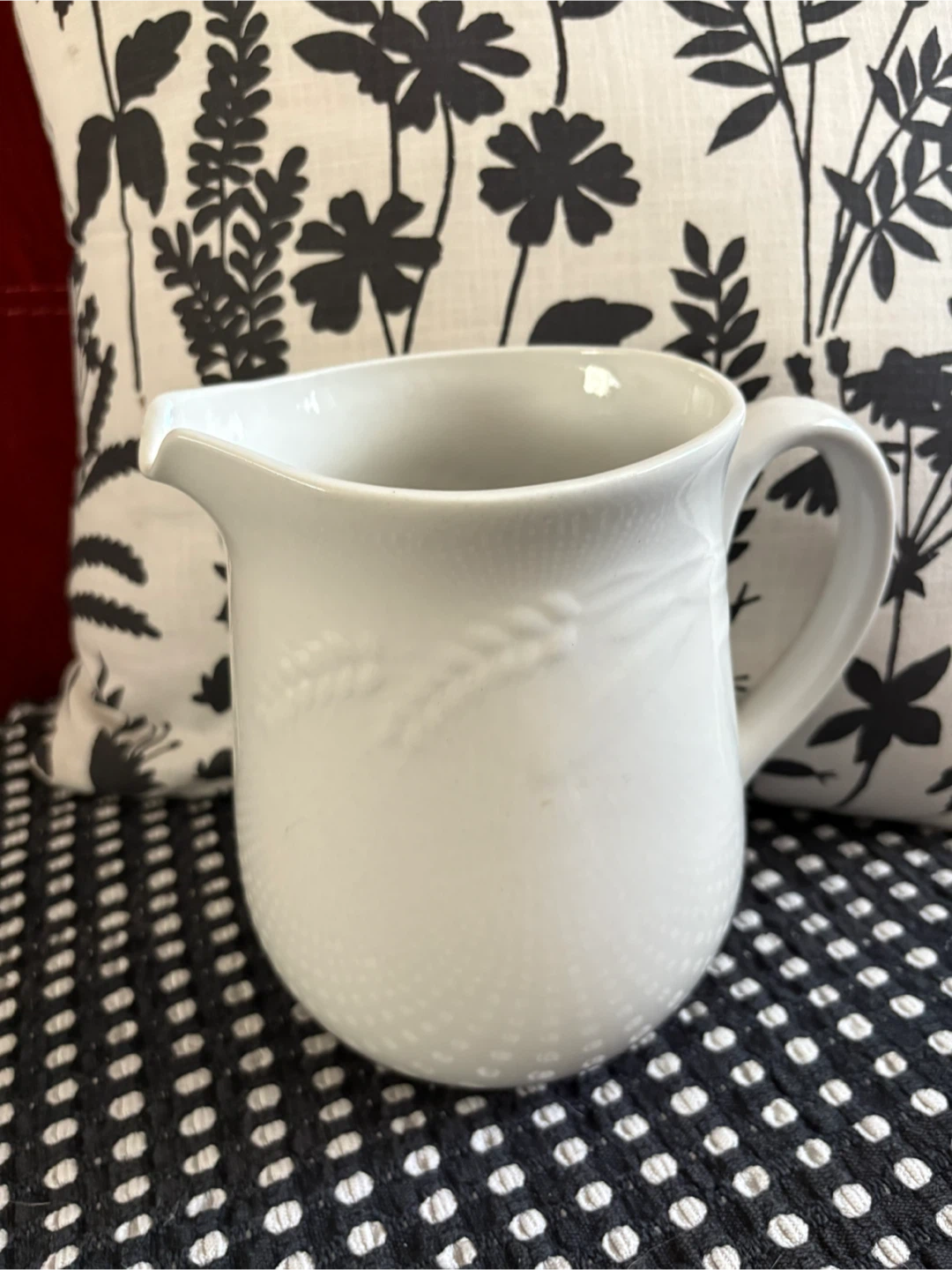Vintage Gibson White Classic Ceramic Pitcher