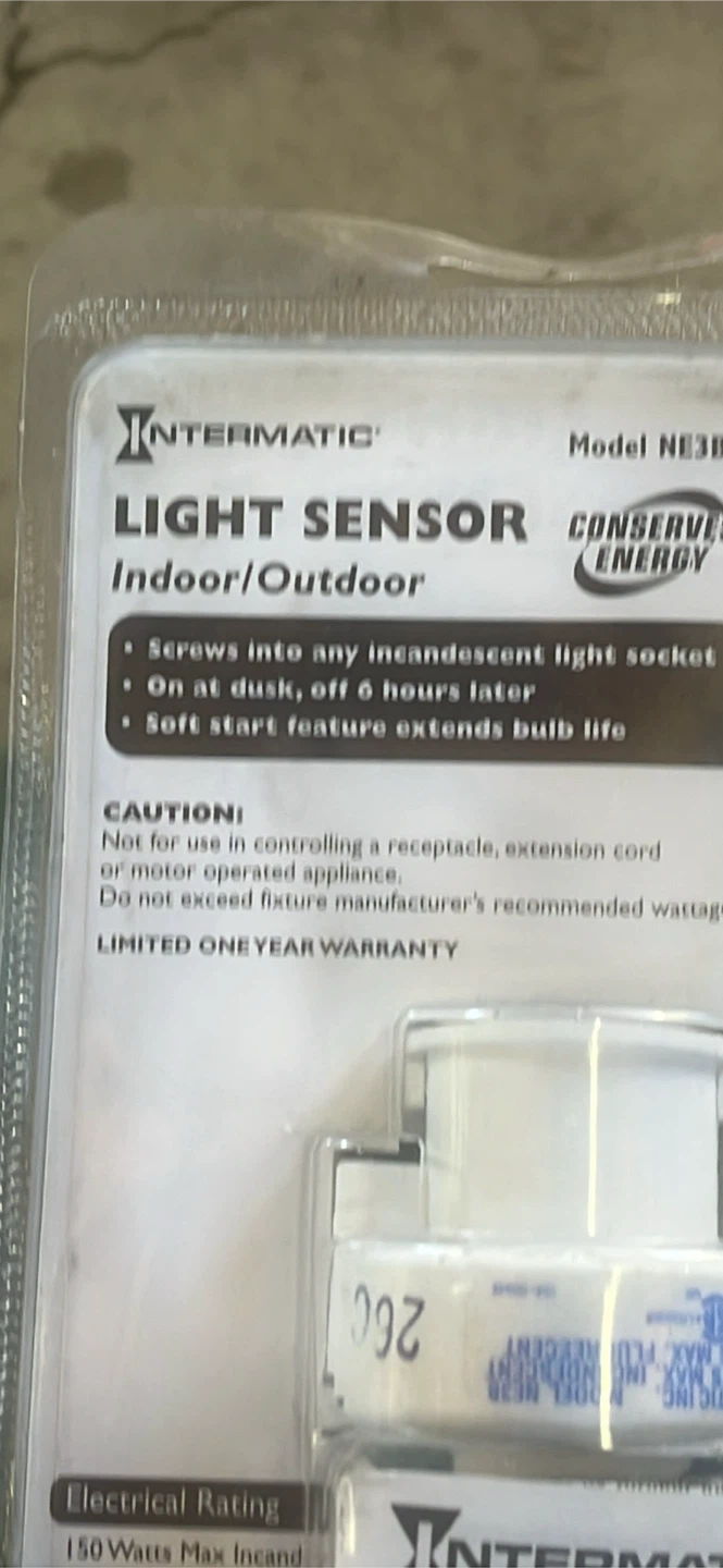 Intermatic NE38BC Light Sensor - Indoor/Outdoor - photo 4
