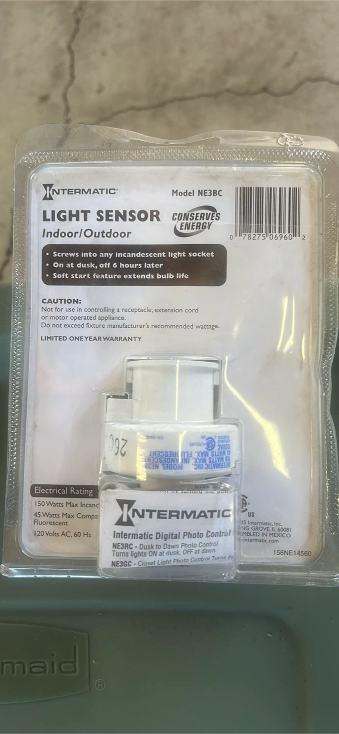 Intermatic NE38BC Light Sensor - Indoor/Outdoor - photo 3