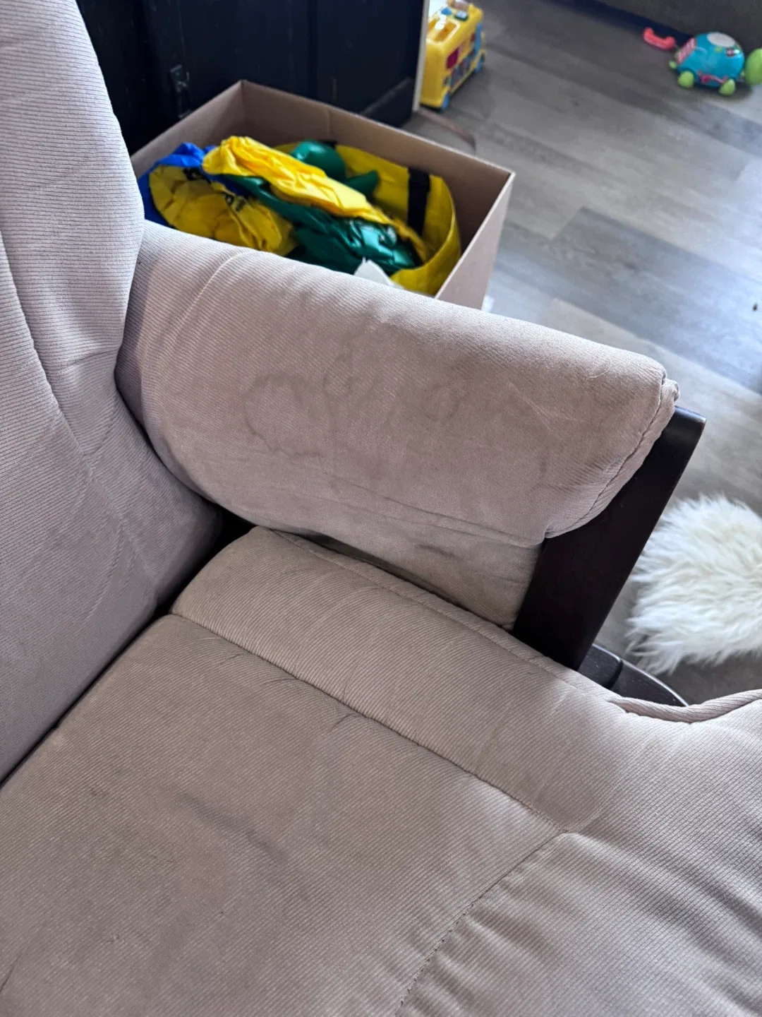 Glider Rocker Chair with Ottoman image indicator(4)