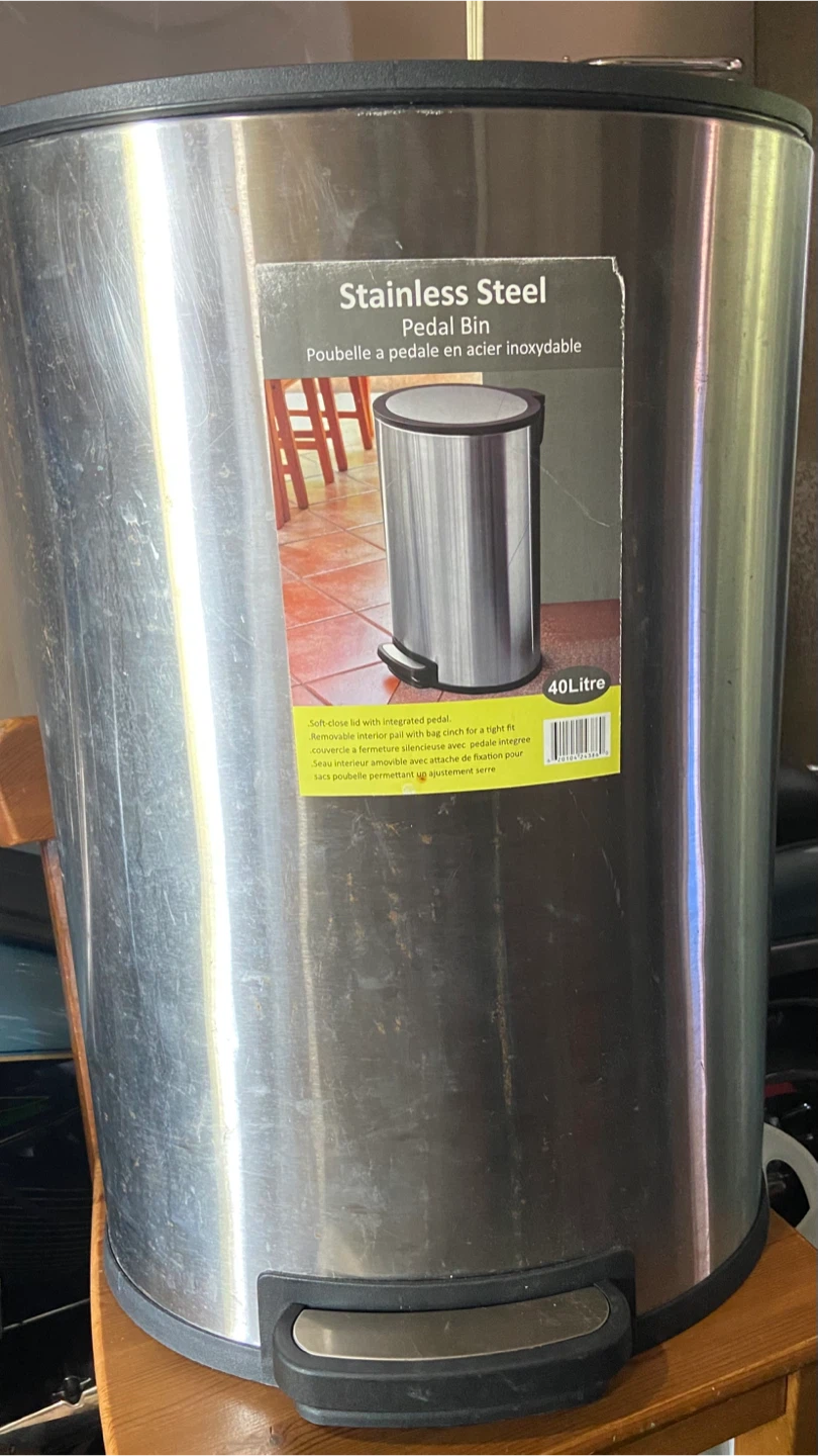 Stainless Steel Pedal Bin - 40 Litre - photo 2