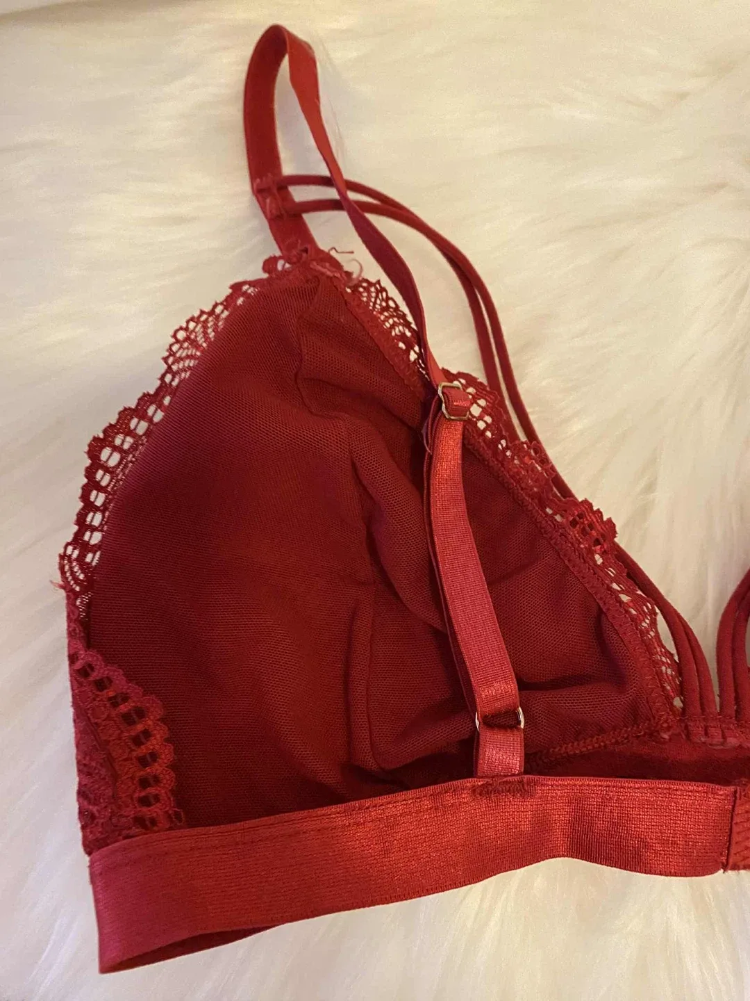Dynamite Red Lace Bralette size M image indicator(6)