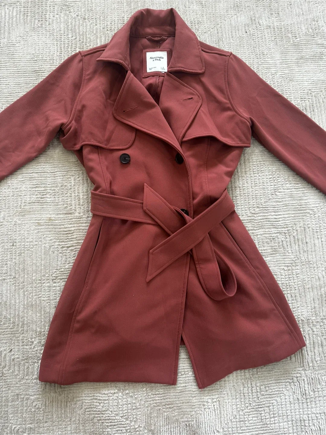 Abercrombie & Fitch Trench Coat - Size S thumbnail