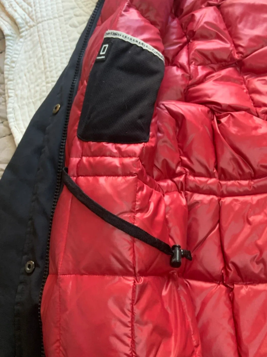 Calvin Klein Black Winter Parka - Size L image indicator(5)