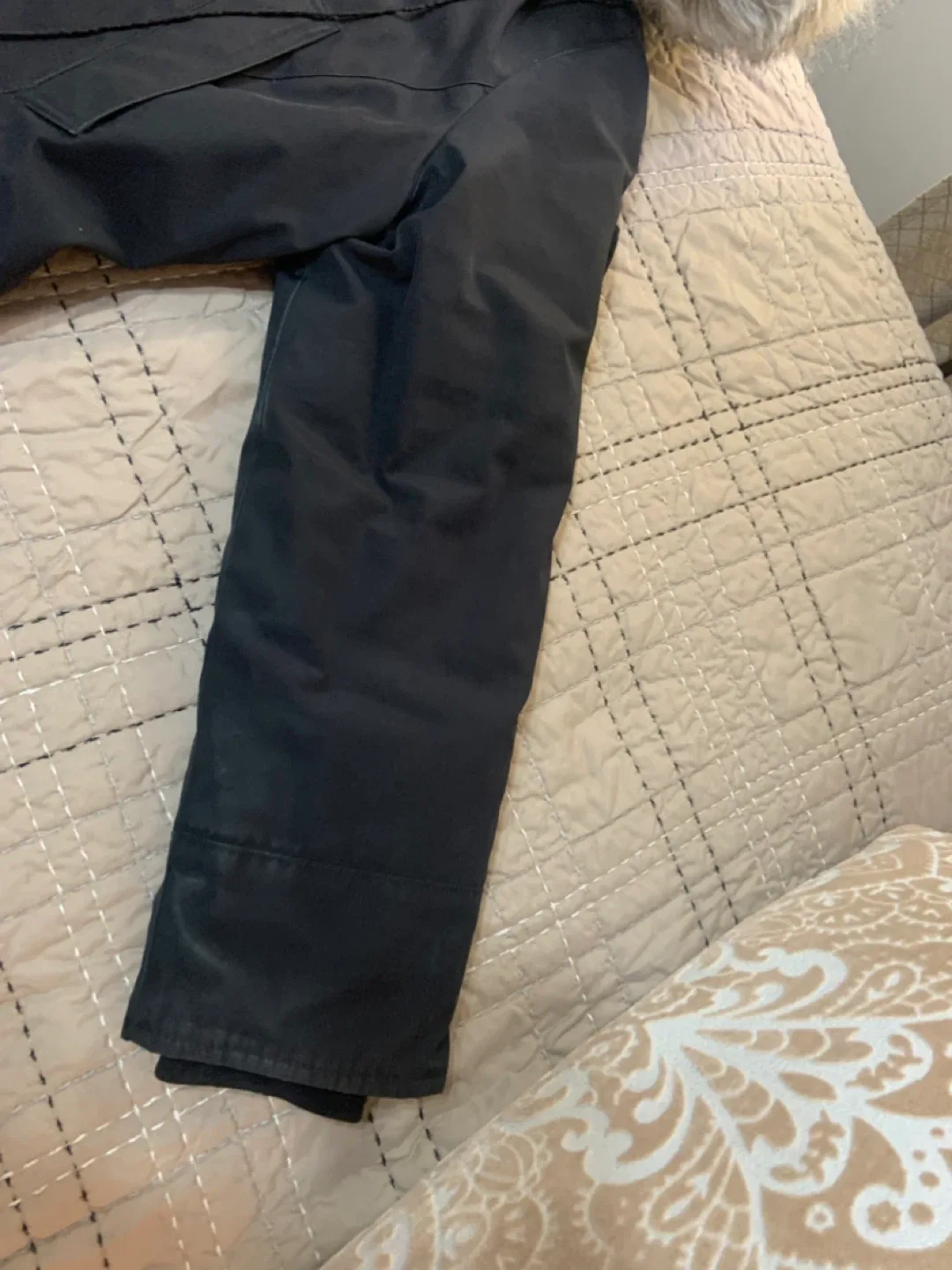 Calvin Klein Black Winter Parka - Size L image indicator(3)