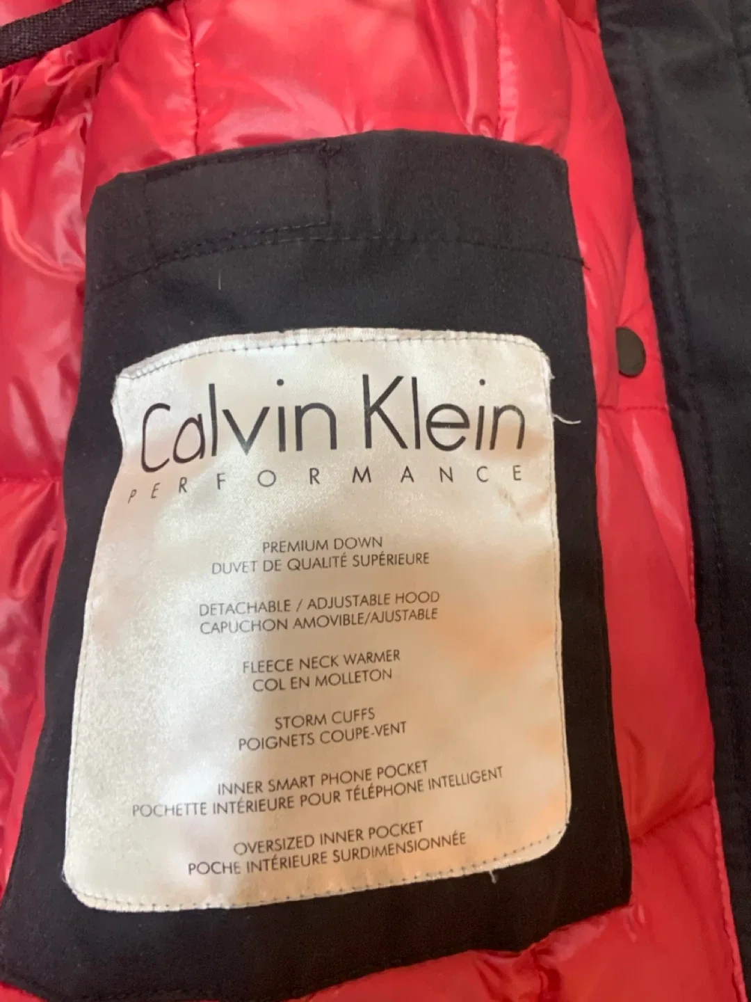 Calvin Klein Black Winter Parka - Size L image indicator(6)