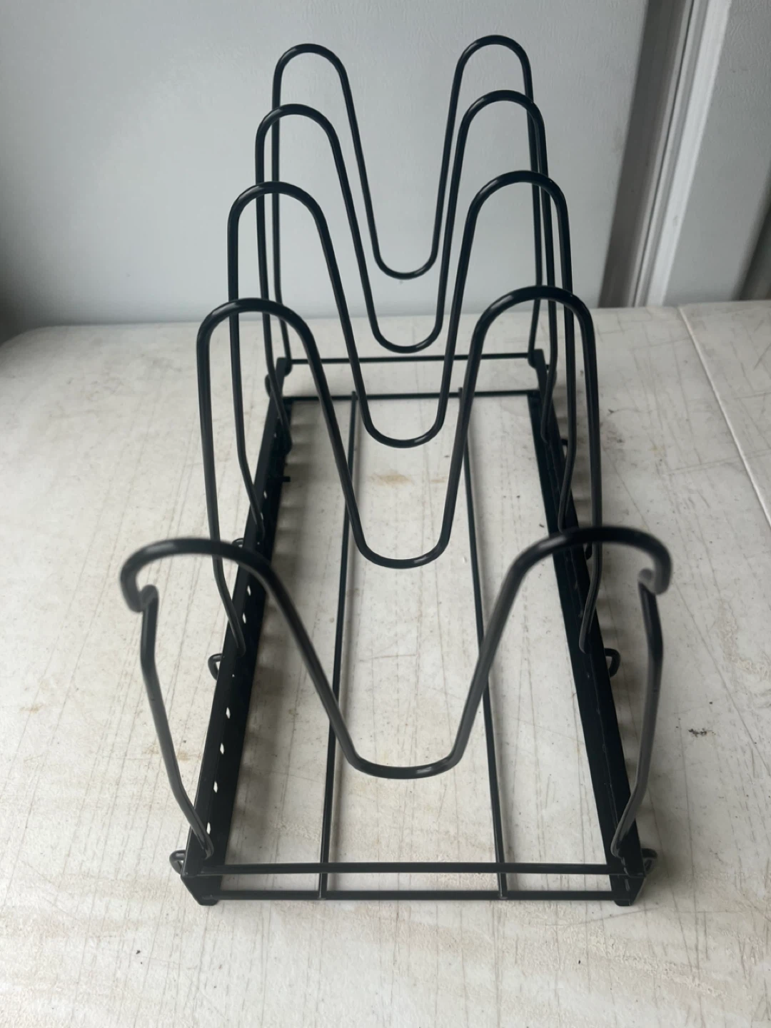 Black Metal Pan/Pot Lid Organizer Rack - photo 2