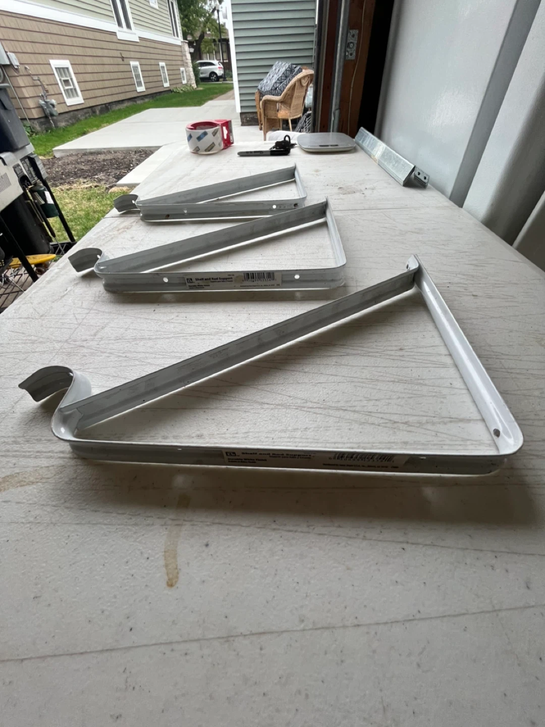 Shelf and Rod Support - Durable White Finish - photo 4