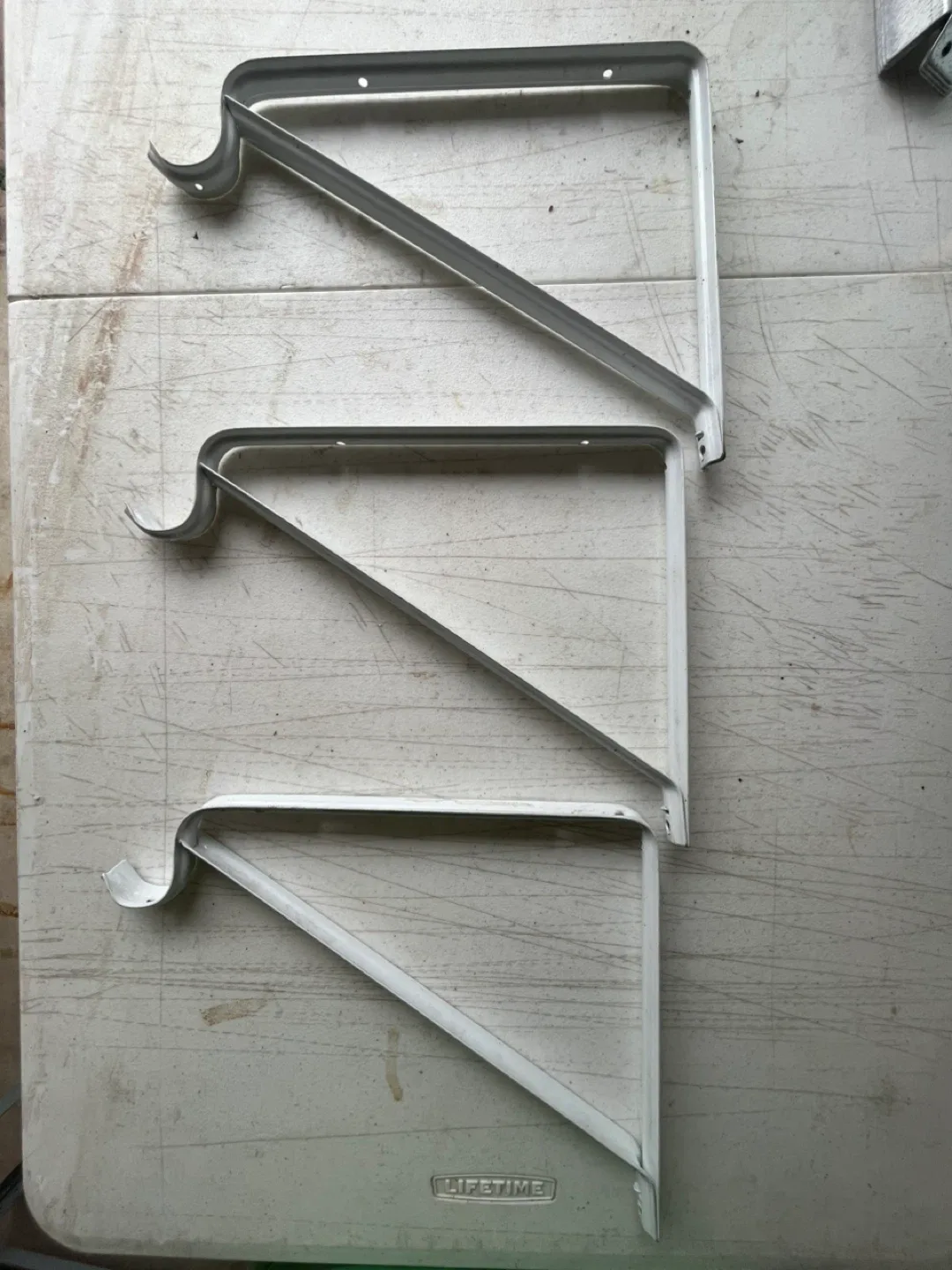 Shelf and Rod Support - Durable White Finish