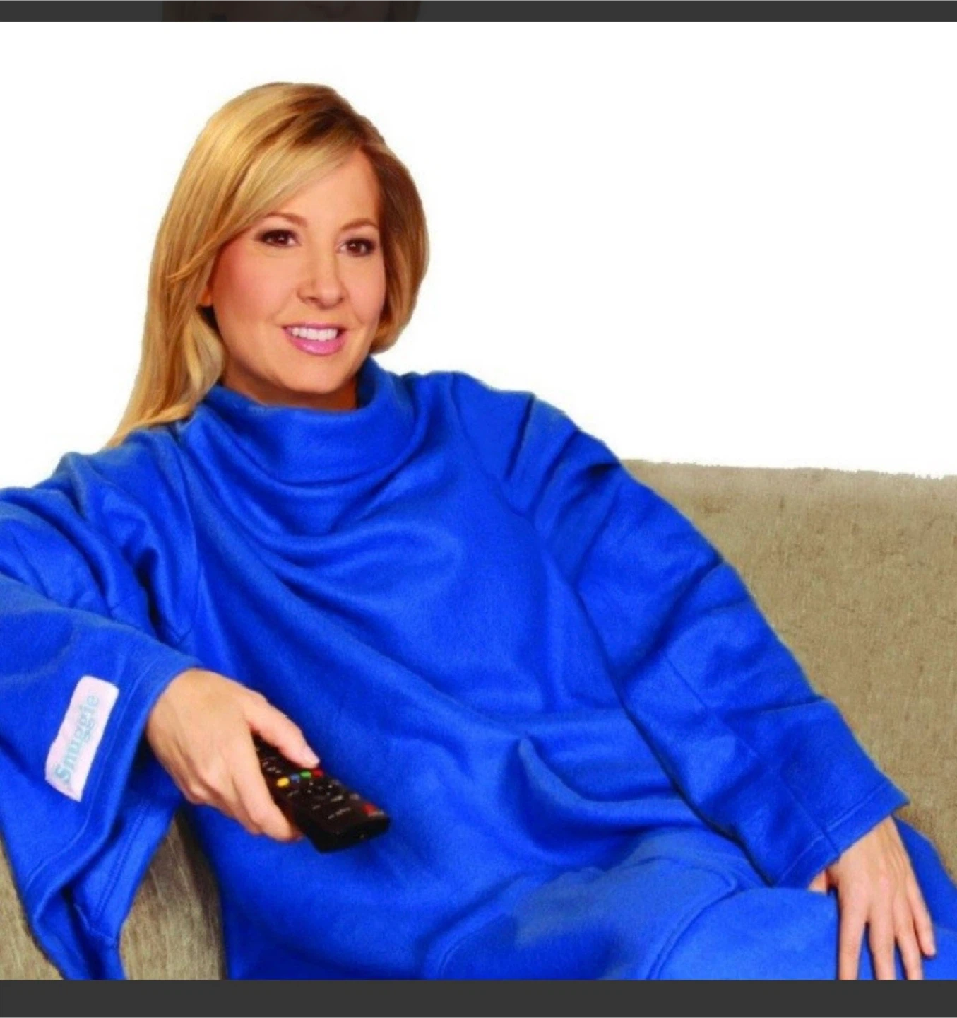 Snuggie Blanket That Has Sleeves - True Blue - photo 2