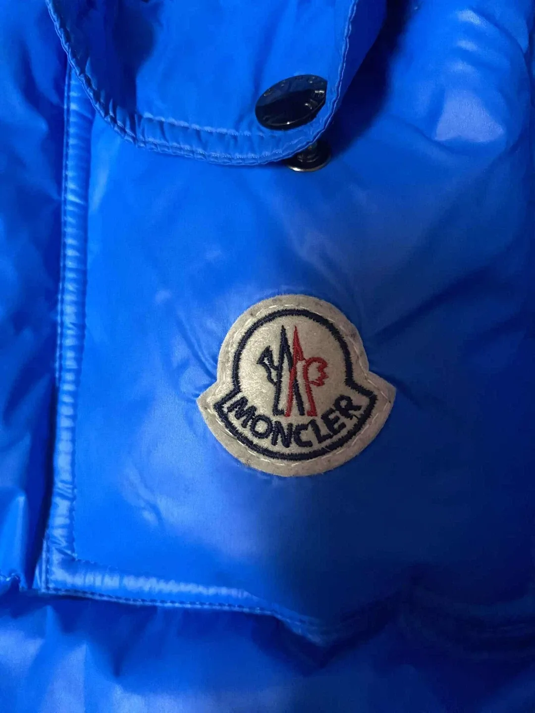 Moncler Blue Down Puffer Jacket image indicator(3)