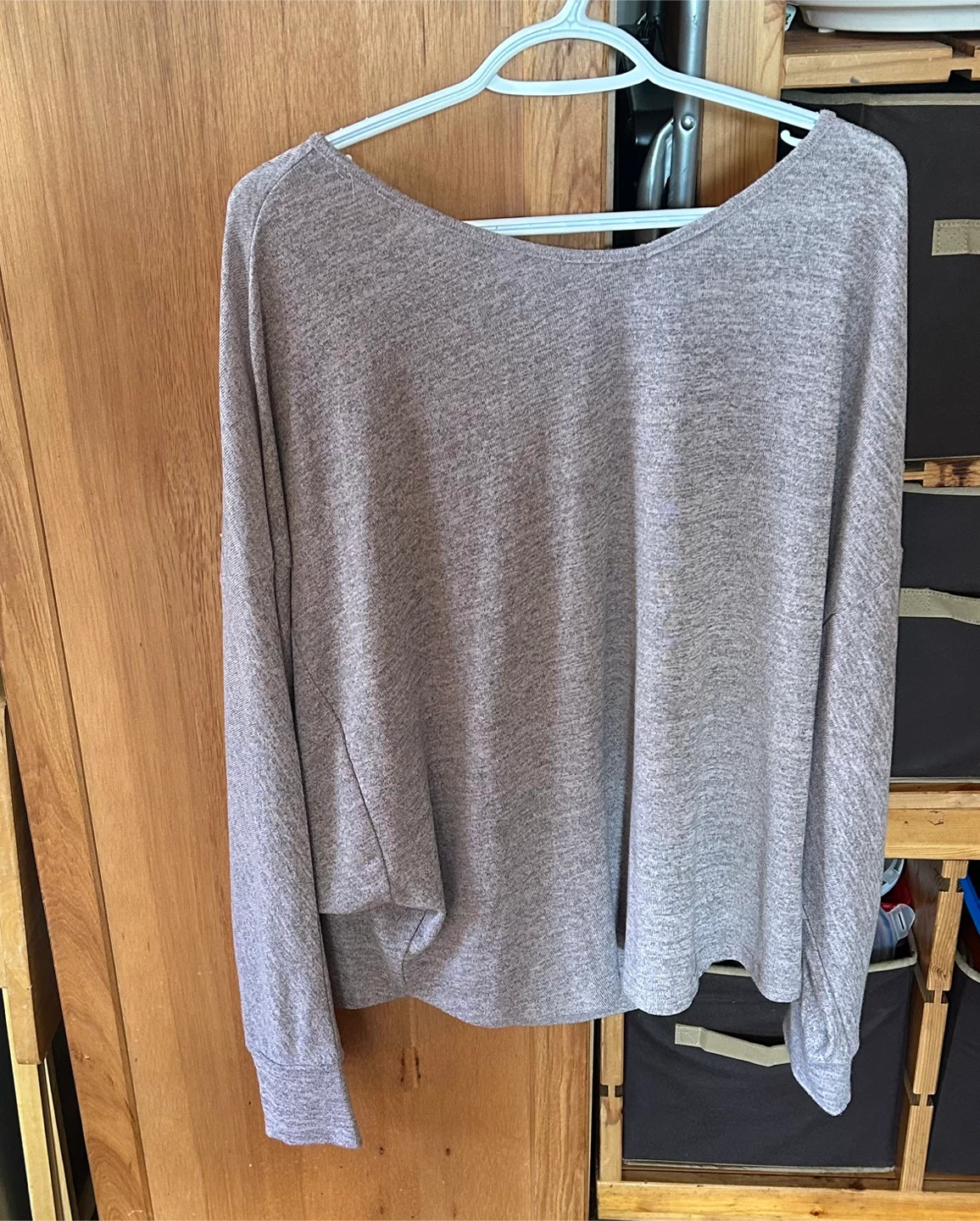 Rose Pink Long Sleeve Top