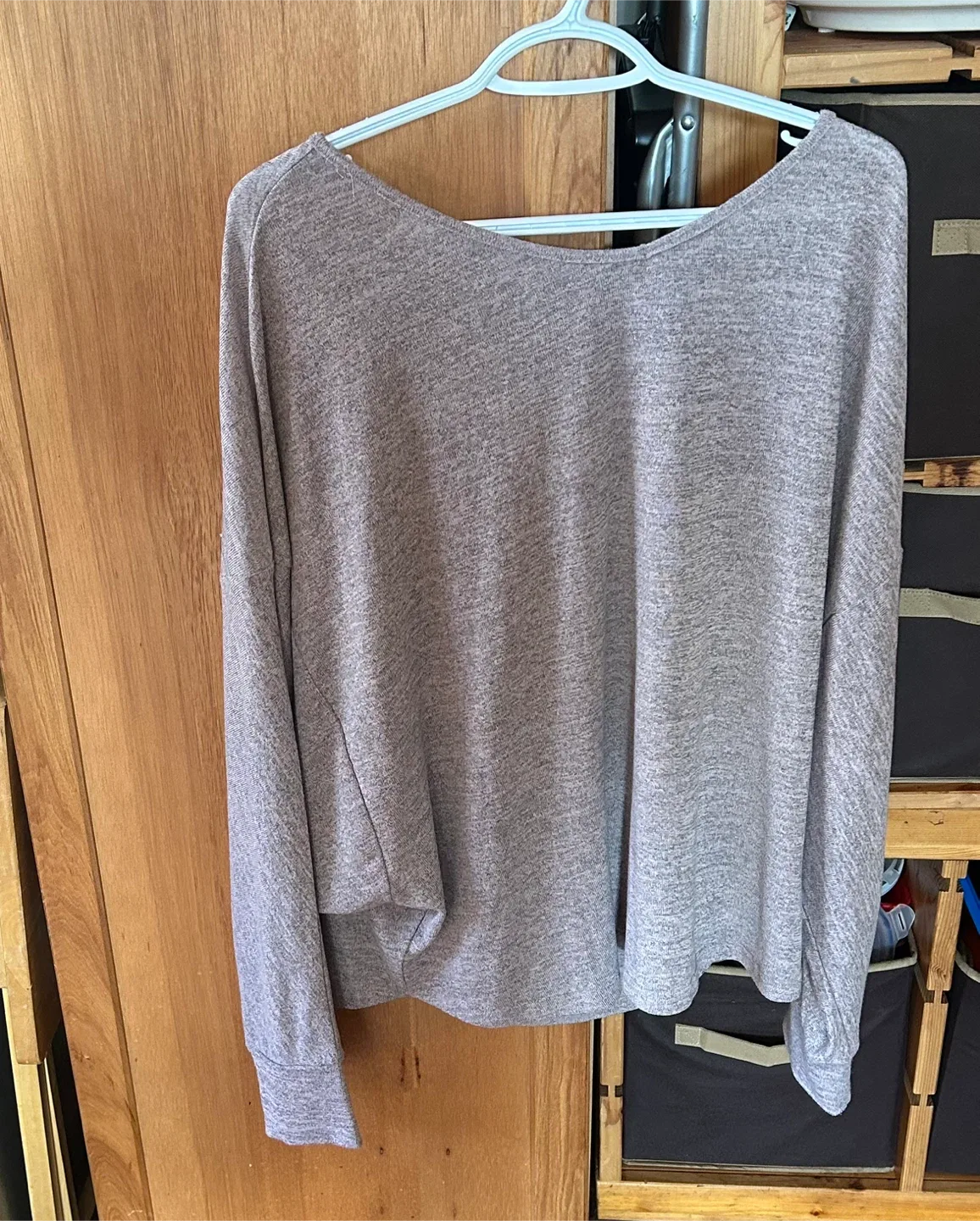 Rose Pink Long Sleeve Top