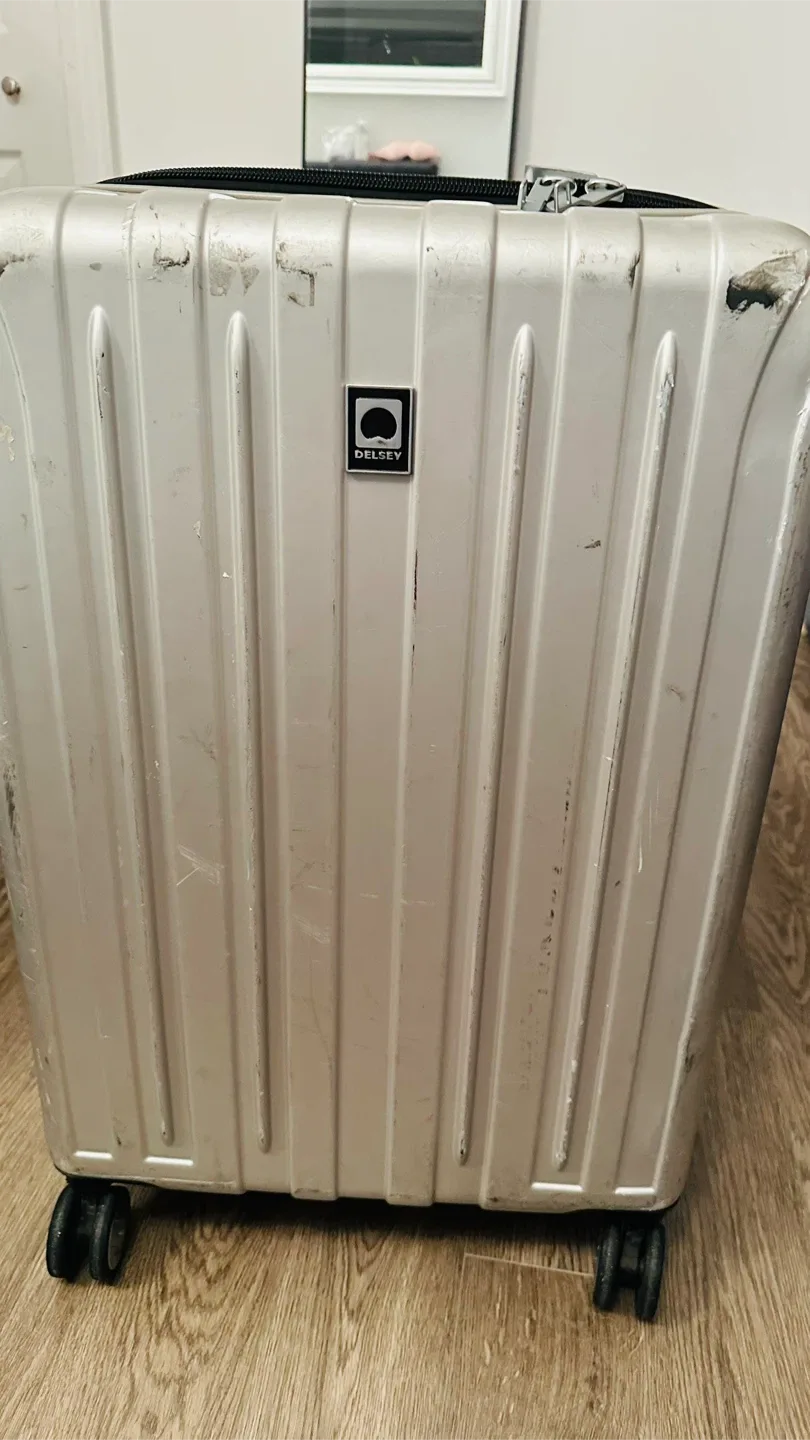 Delsey Silver Carry-on Suitcase image indicator(2)