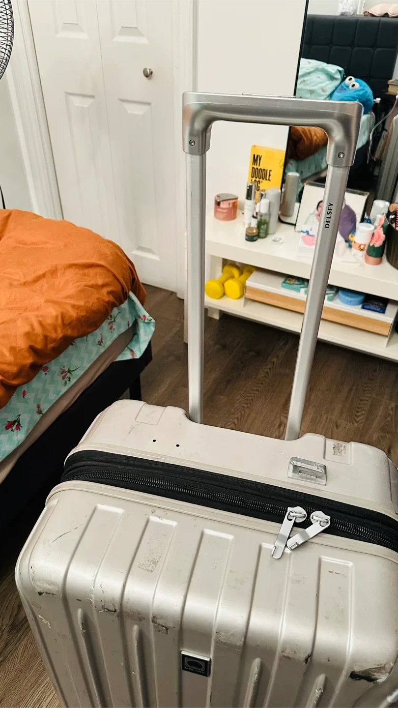 Delsey Silver Carry-on Suitcase image indicator(3)