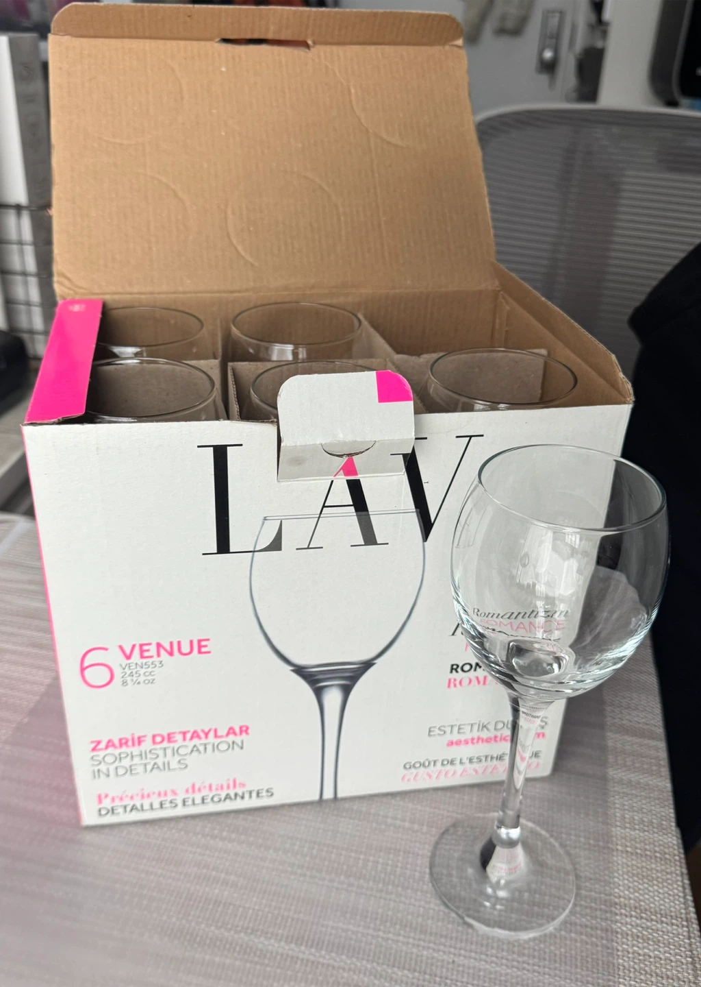 Wine Glasses - Set of 6