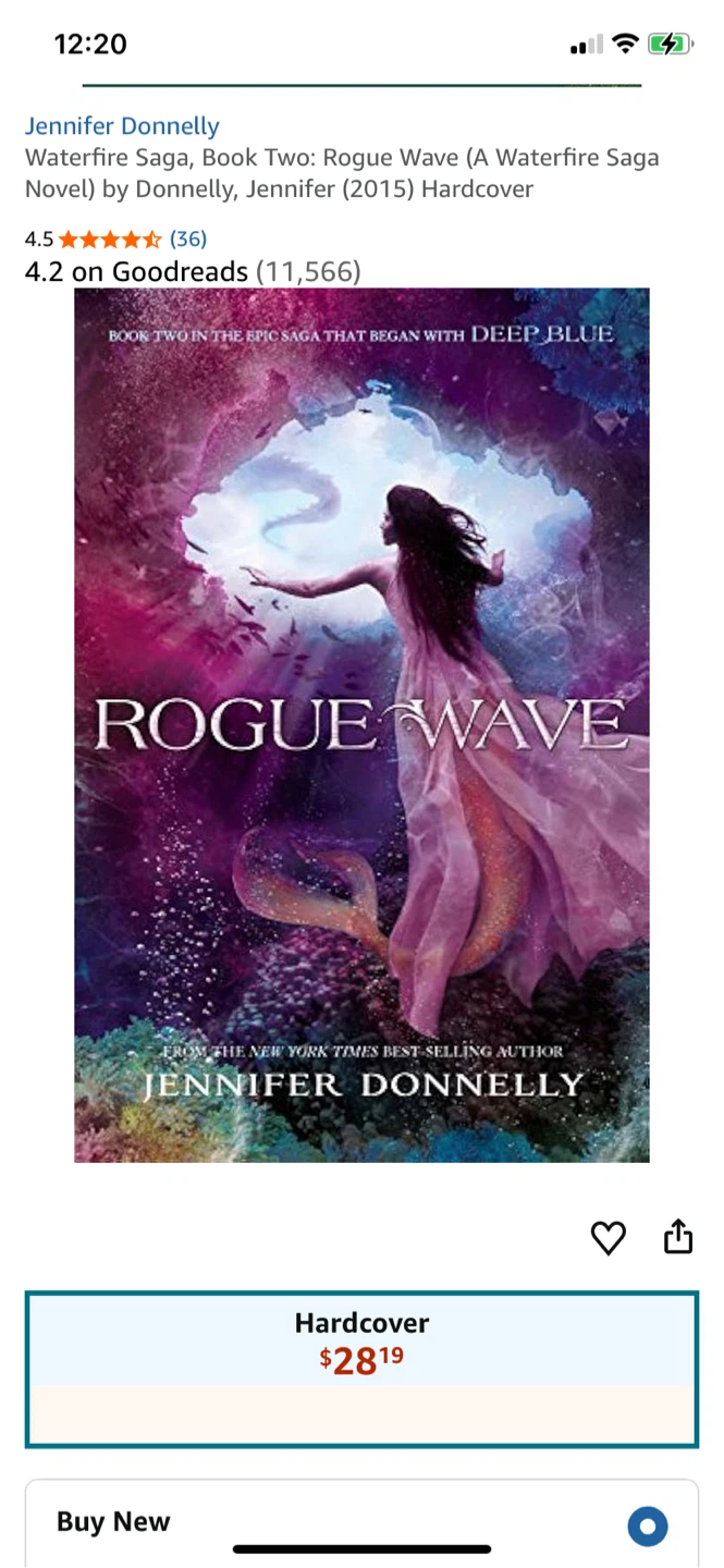 Rogue Wave by Jennifer Donnelly (Waterfire Saga)