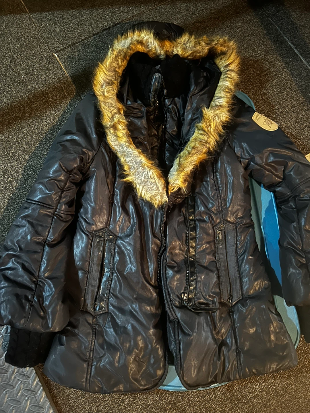 Oppenheimer Black Winter Parka, Size M/M
