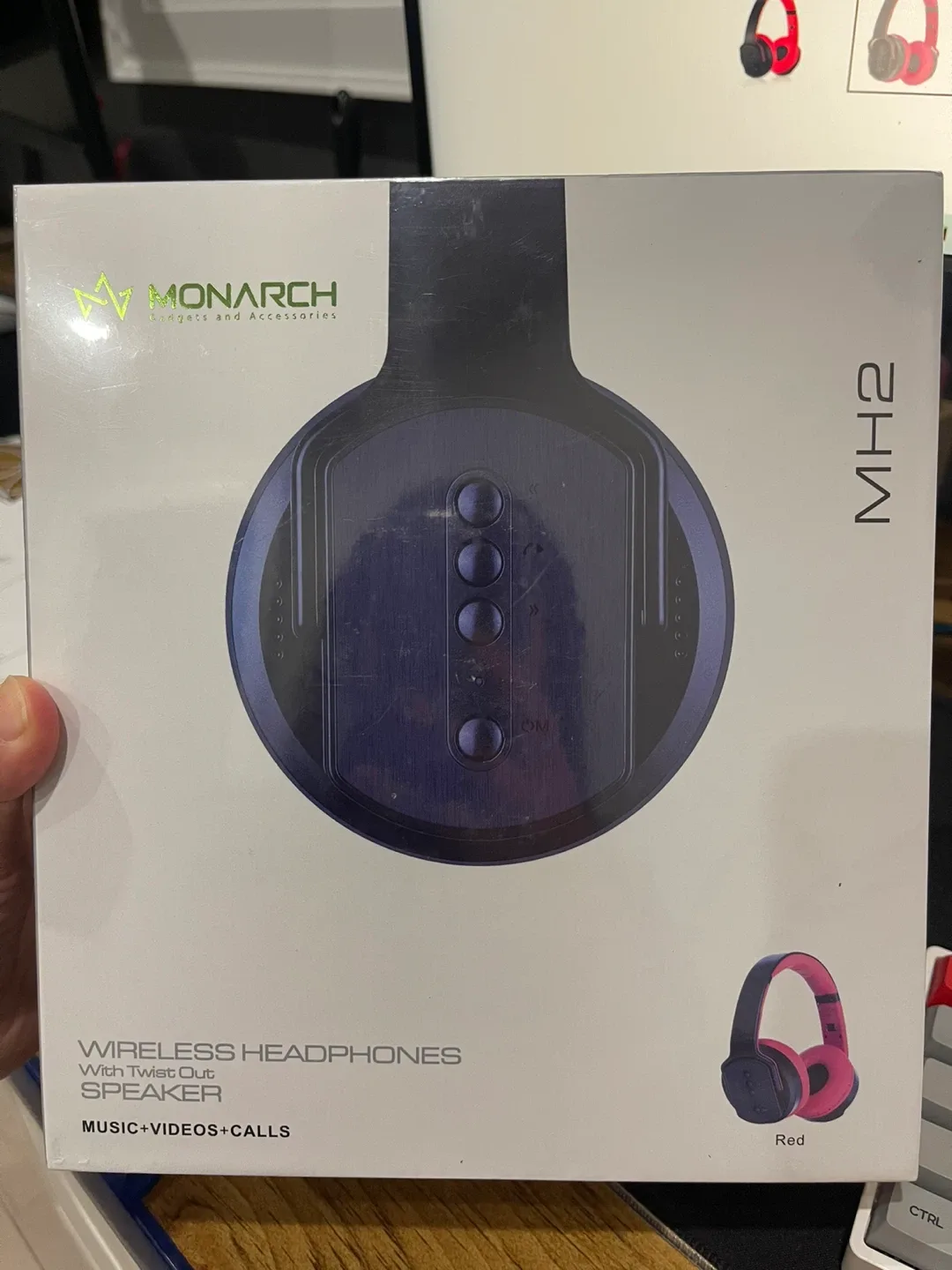 Monarch MH2 Wireless Headphones with Twist Out Speaker image indicator(2)